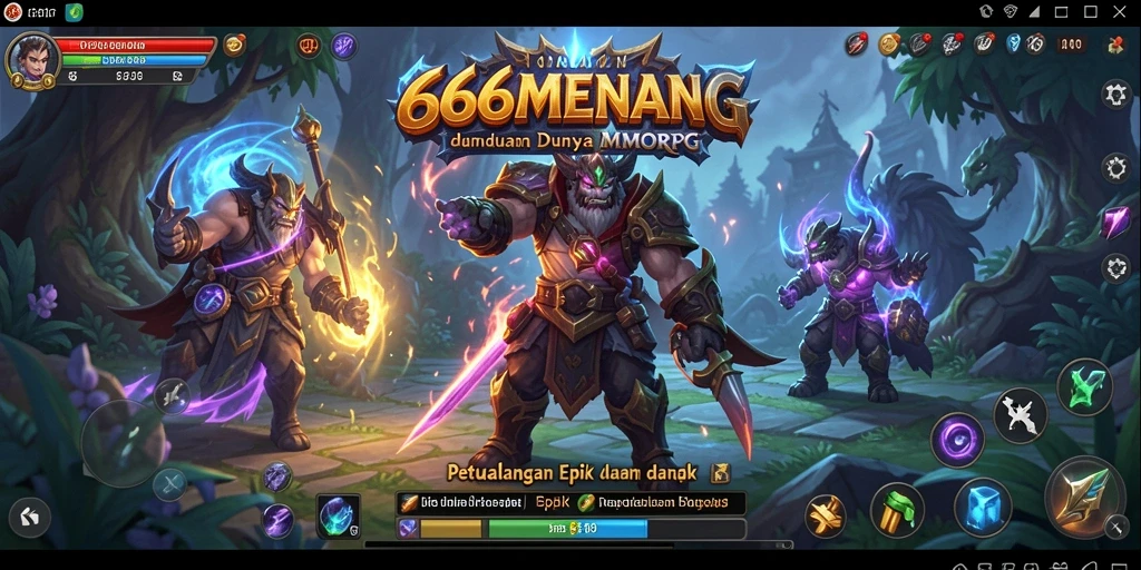 Tangkapan layar dari gameplay menarik di 666MENANG MMORPG.
