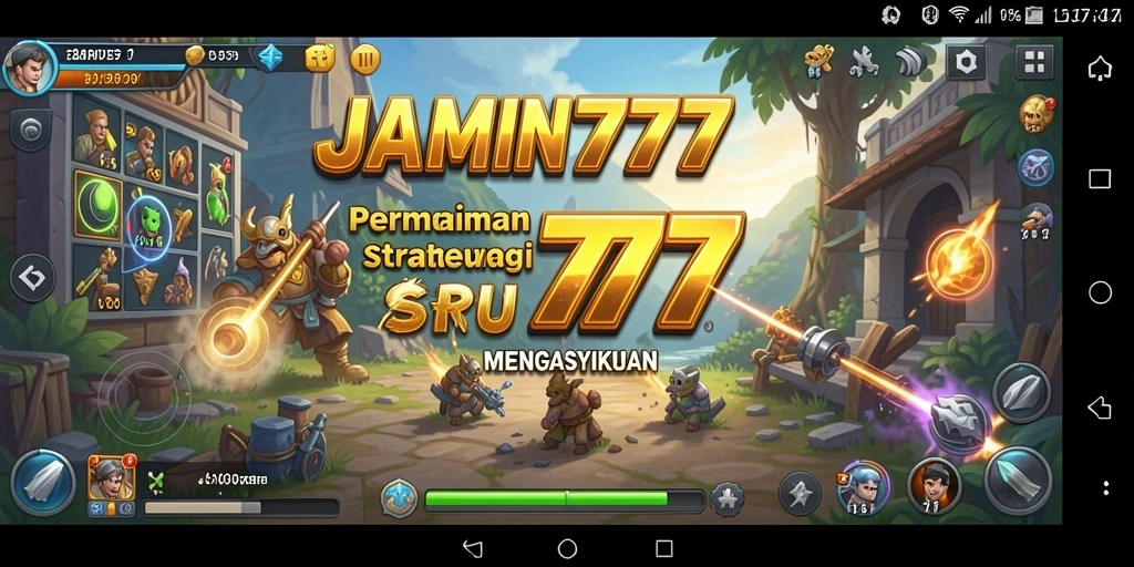 Tampilan gameplay seru dan mendebarkan dalam JAMIN777.