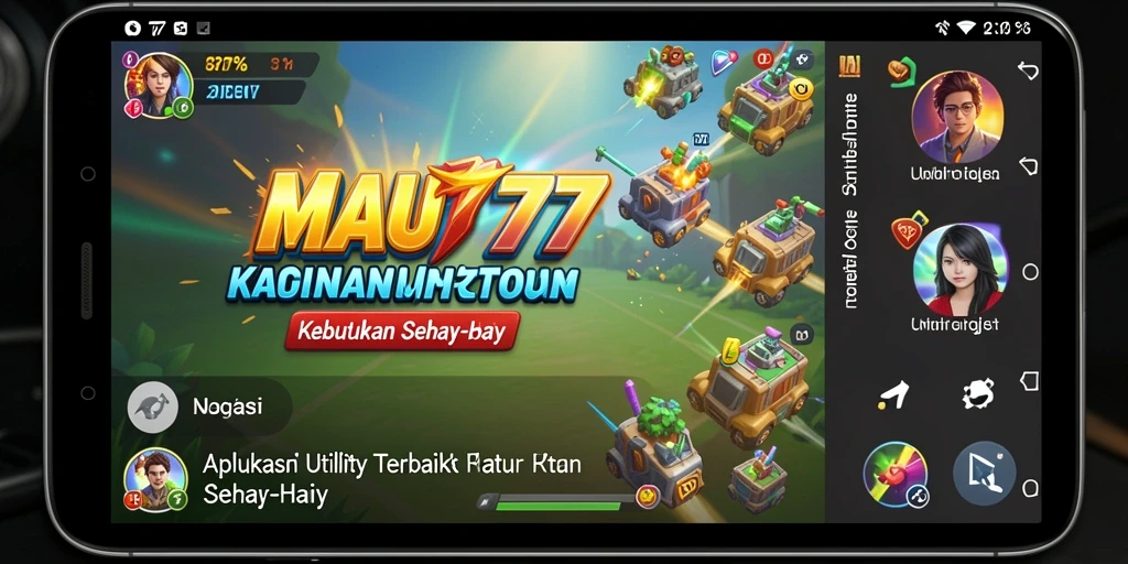 Tampilan antarmuka MAU777 yang sederhana dan elegan.