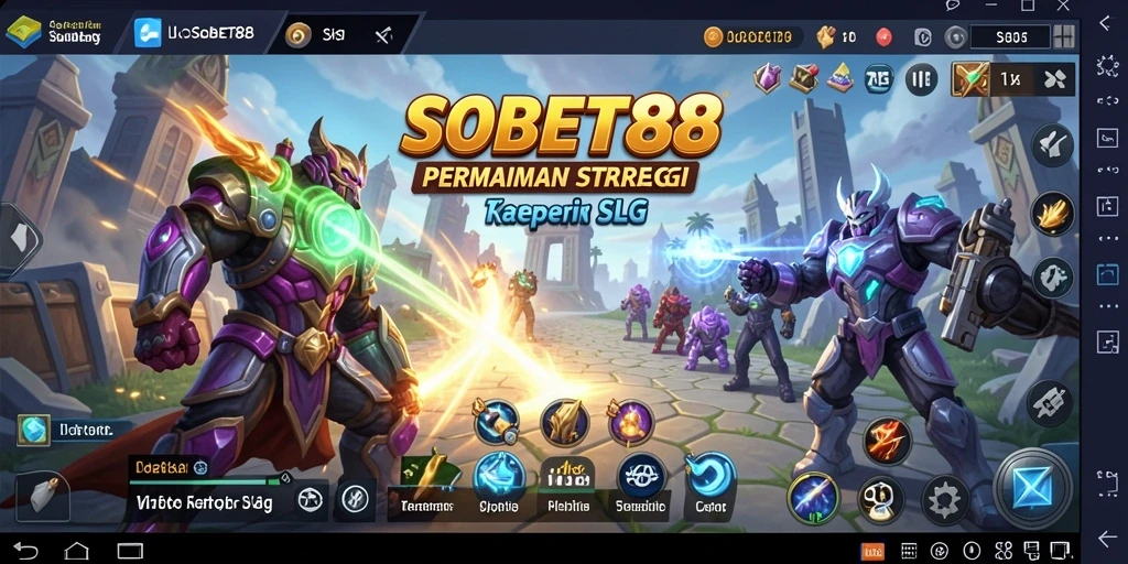 Tampilan gameplay seru dan interaktif dari SOBET88 di layar.