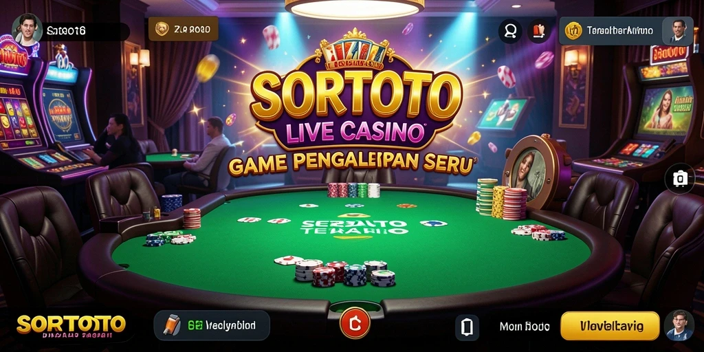 Tampilan gameplay Live Casino yang menegangkan dan interaktif.